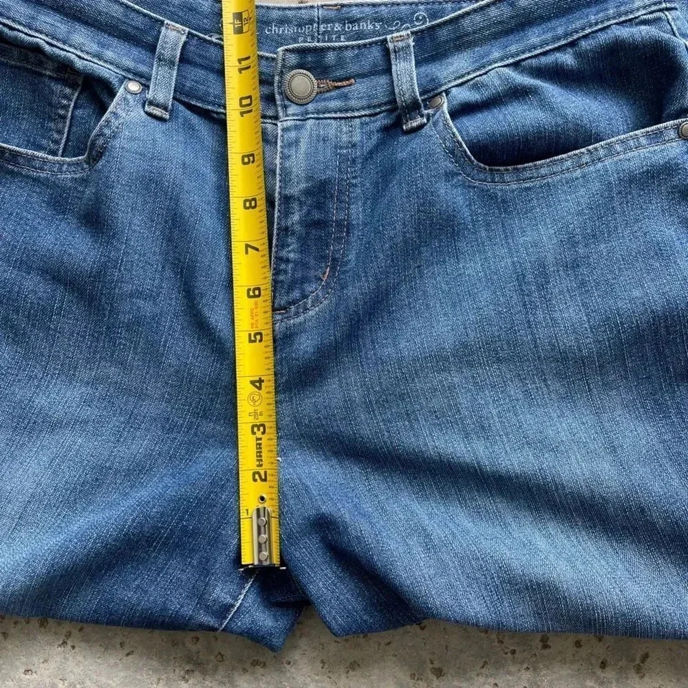 Christopher & Banks Jeans, women’s, 10P, Classic Petite Straight Leg Jeans. - Picture 11 of 13